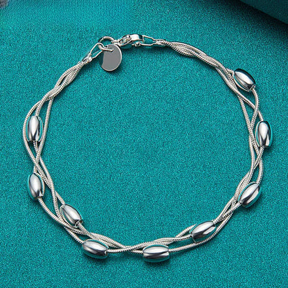 Multi Layers Thin Chain Bracelet